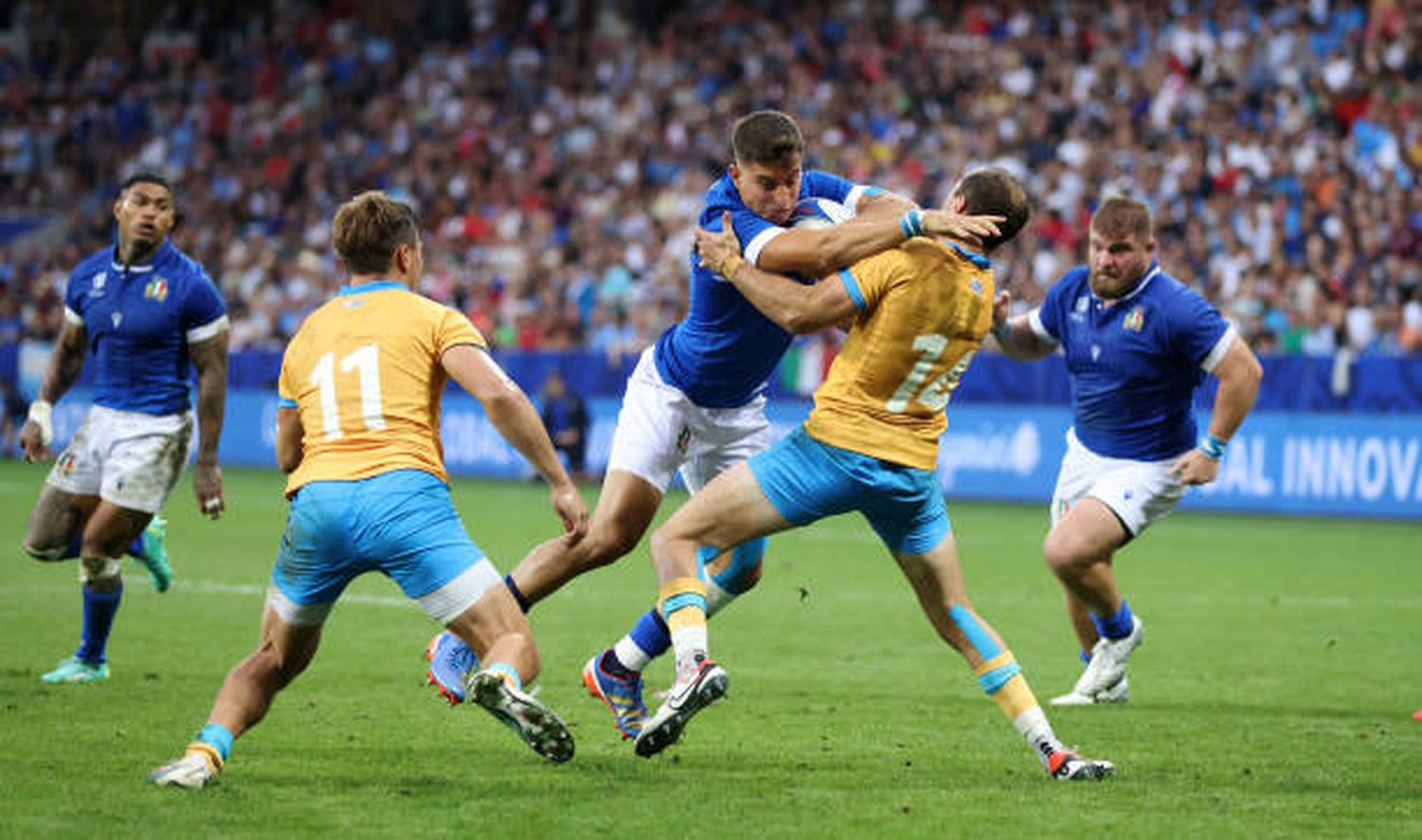Italia superó con claridad a Uruguay