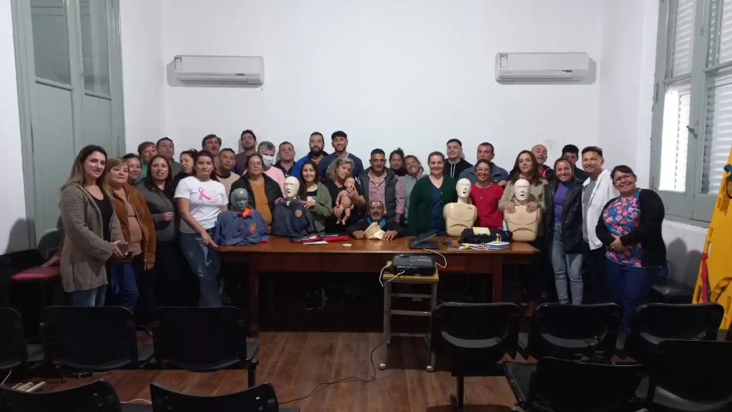 Hospital San Antonio: se realizó un Taller de RCP y Primeros Auxilios