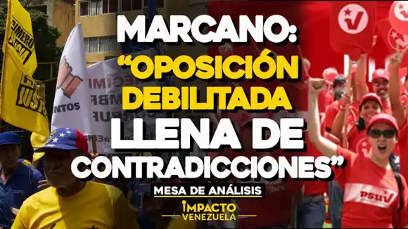 MARCANO: “Oposición debilitada llena de contradicciones” | Mesa de Análisis Impacto Venezuela