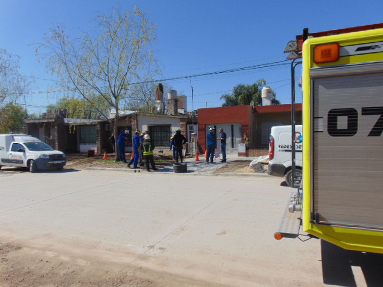 Rápidamente se logró reparar la pérdida sin que las consecuencias sean mayores.