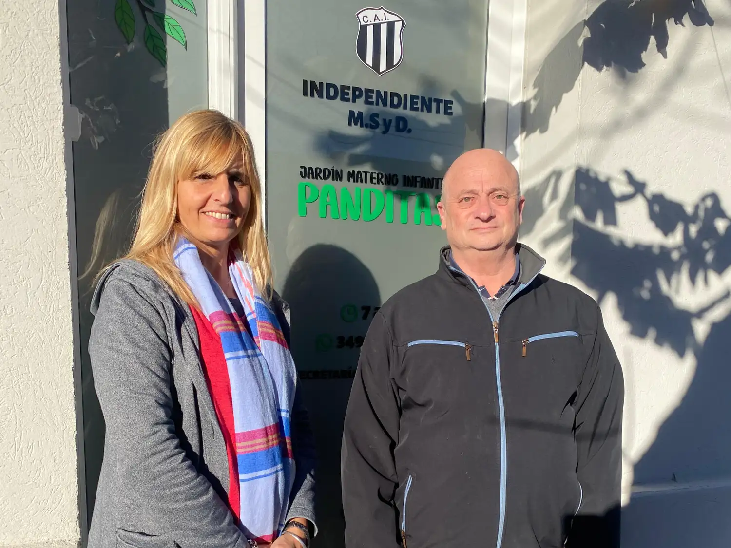 Daniel Vitaloni - Presidente / Ivana Sburlati - Responsable general del Jardín