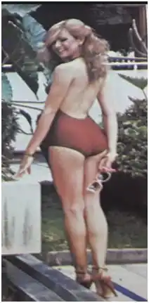 Una gráfica de cuando Jeannette Rodríguez estuvo en el Miss Venezuela. Foto: Cortesía Andrés Carmona