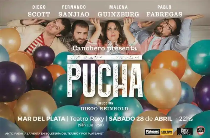 El espectáculo de stand up "Pucha" arriba a la ciudad