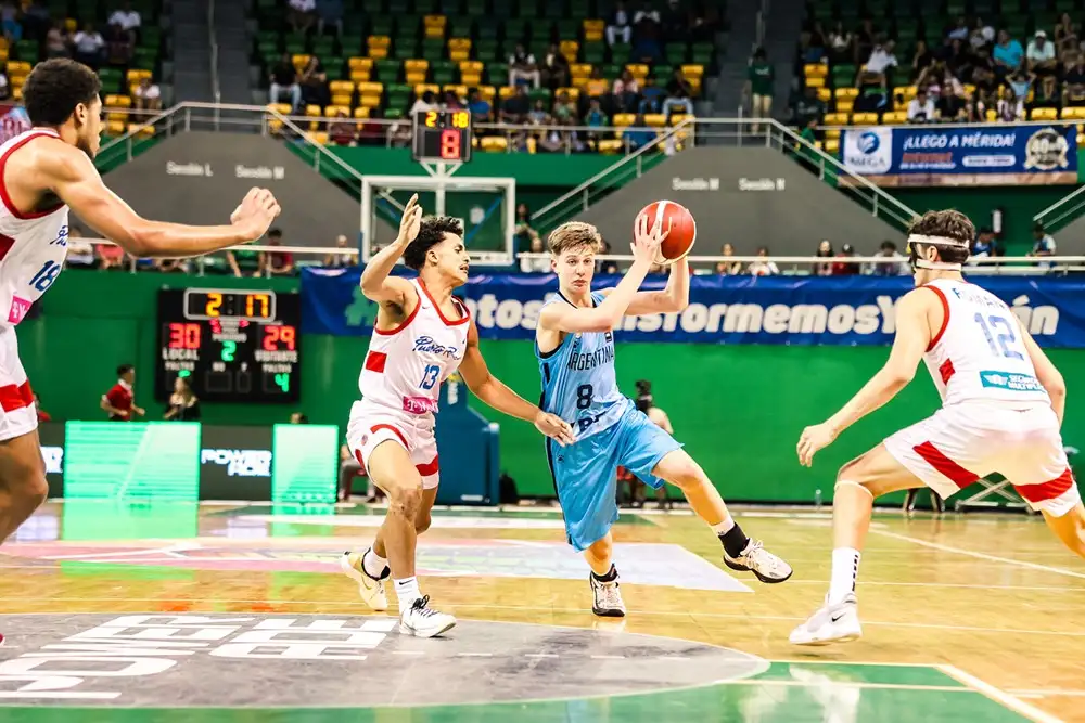 Argentina, con Dominé, terminó en el 4° puesto del FIBA Américas U16