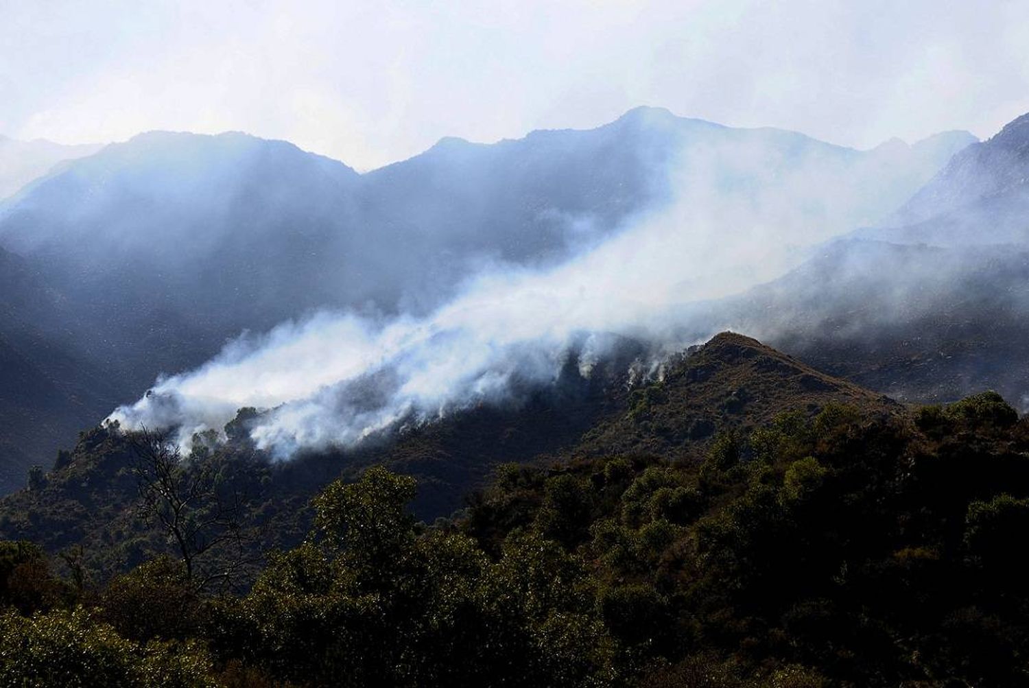 Persisten los incendios en San Luis