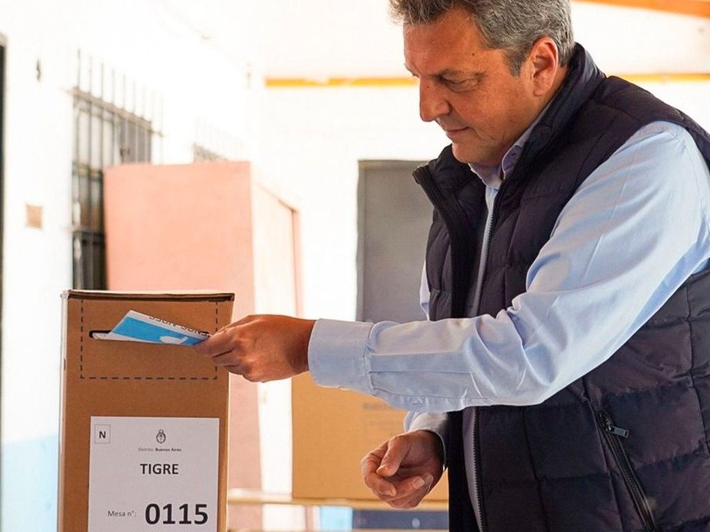 Votó Massa en Tigre