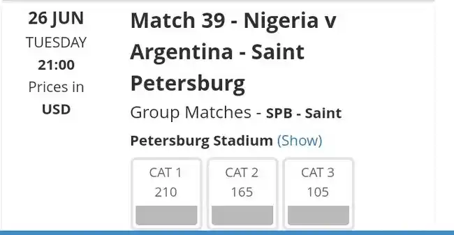 Rusia 2018: Indignación en Argentina por las pocas entradas que FIFA puso a la venta