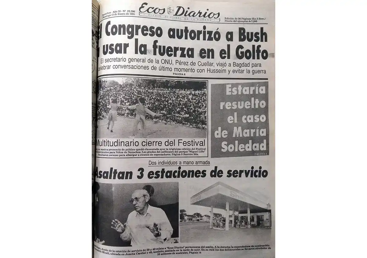 Domingo 13 de enero de 1990