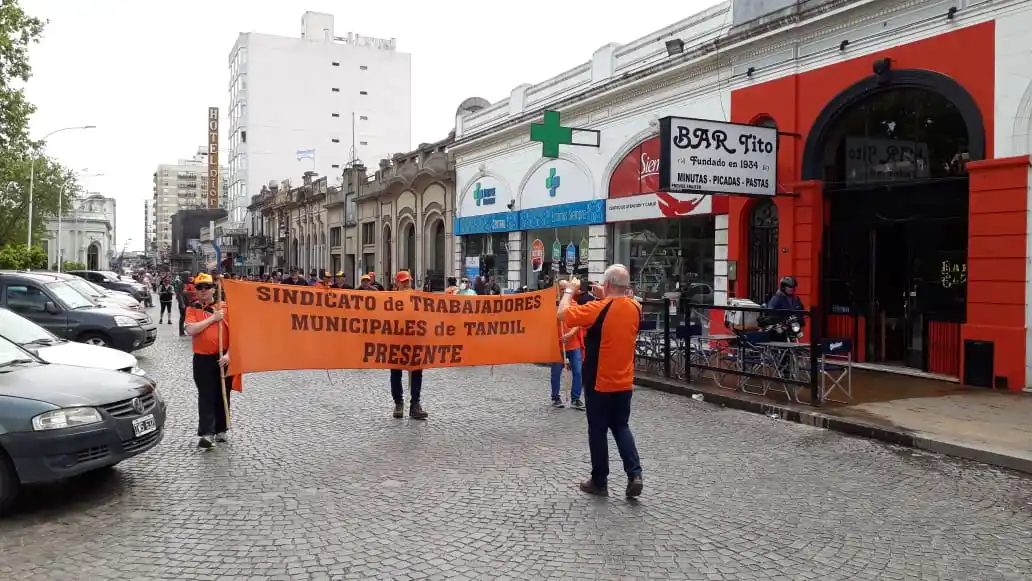 Paro del jueves en Tandil: se sumaron los municipales y hasta ahora la UTA no adhirió