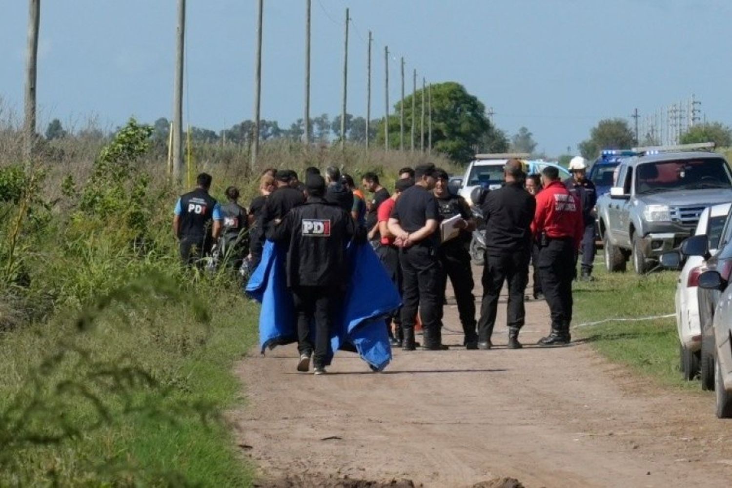 Mataron y calcinaron a un hombre en un camino rural de Alvear