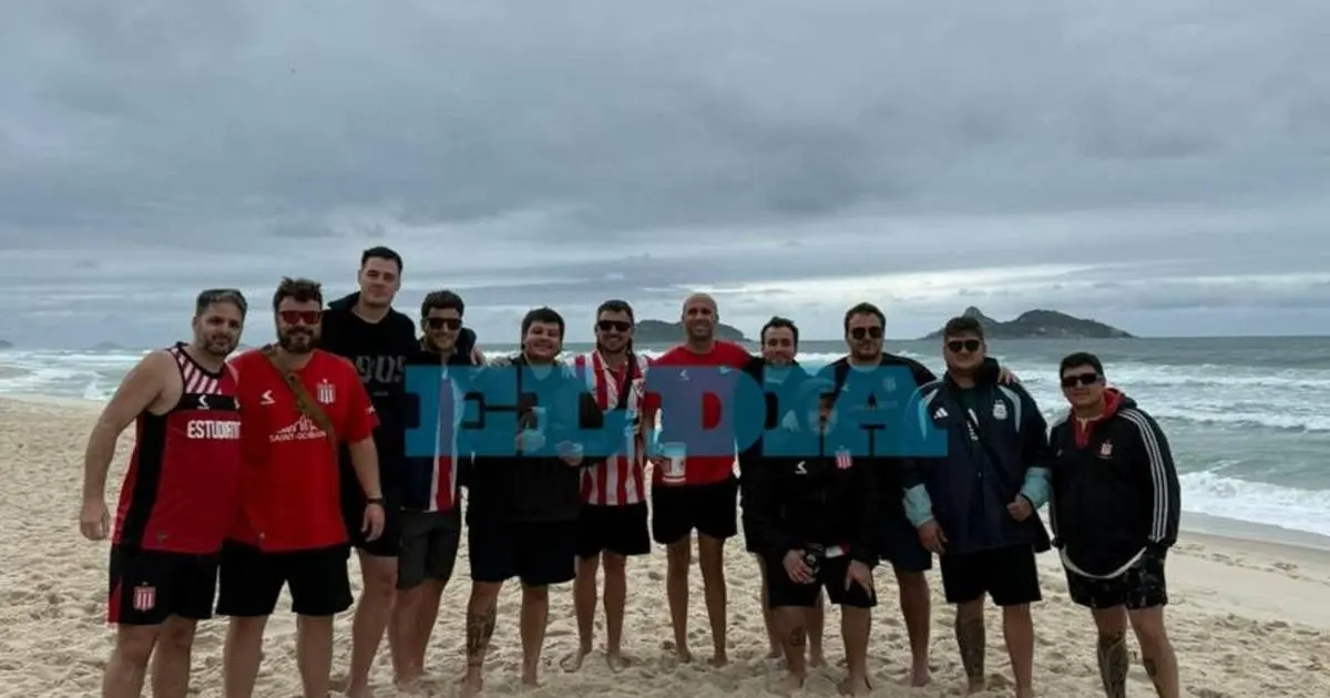 Flamengo vs Estudiantes: los hinchas del Pincha copan Río de Janeiro