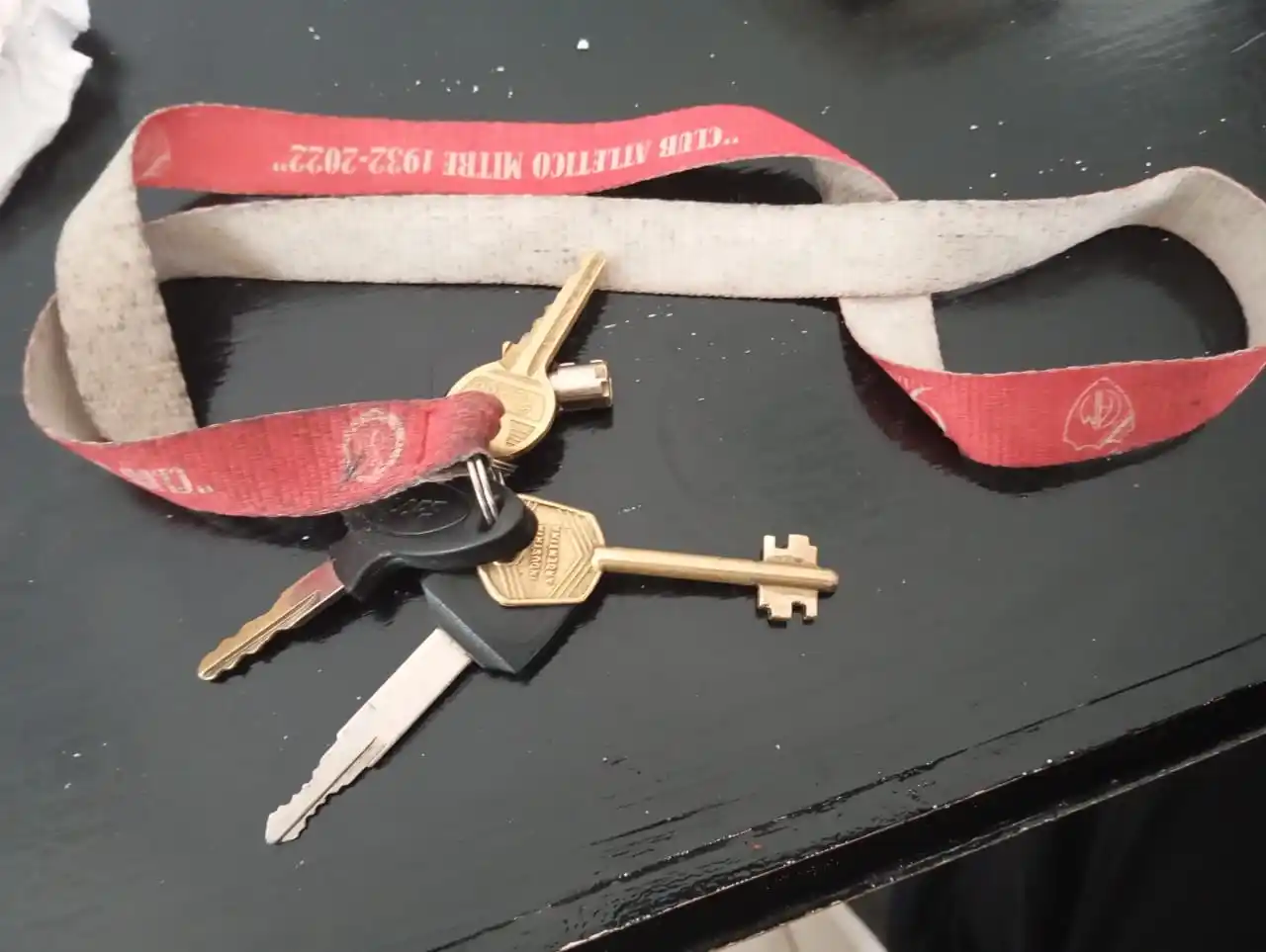 Llaves encontradas en calle San Martín