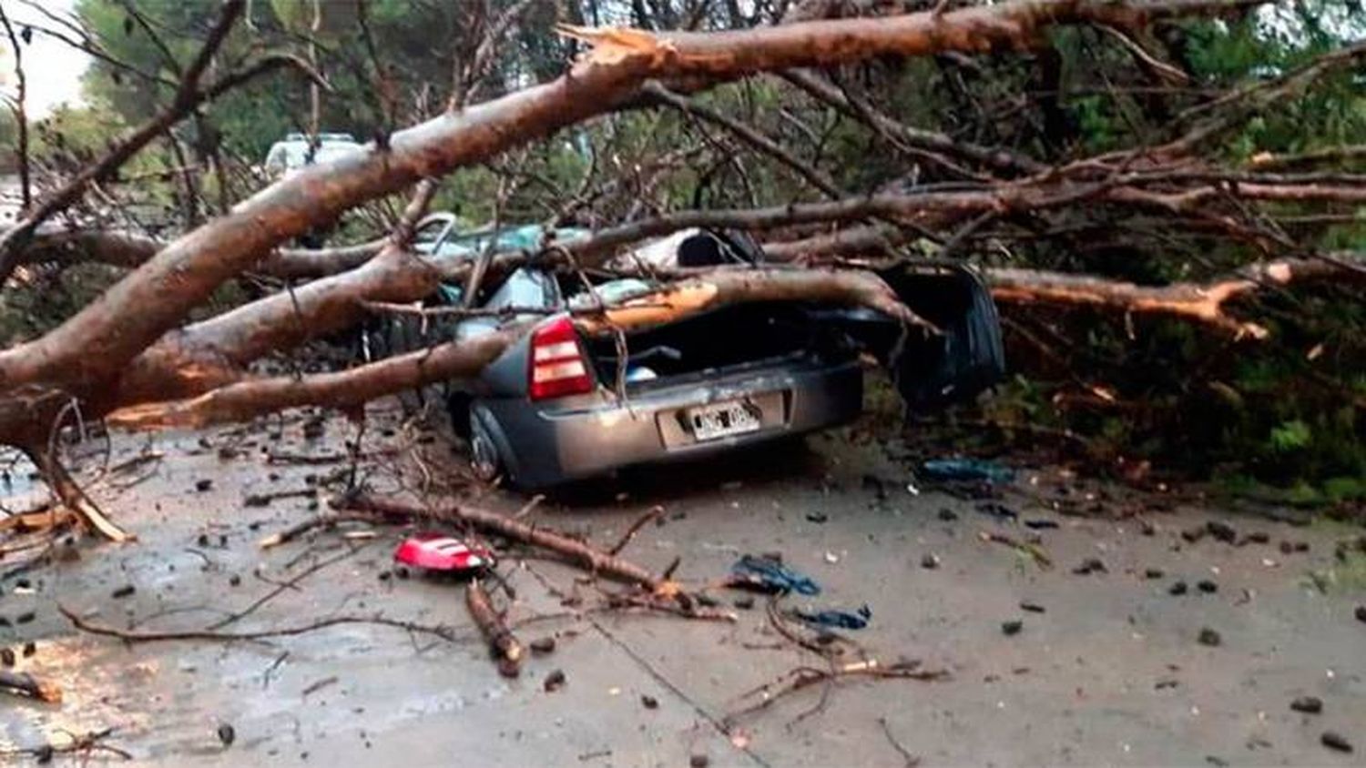 Fuerte temporal en San Luis y decenas de evacuados en Córdoba