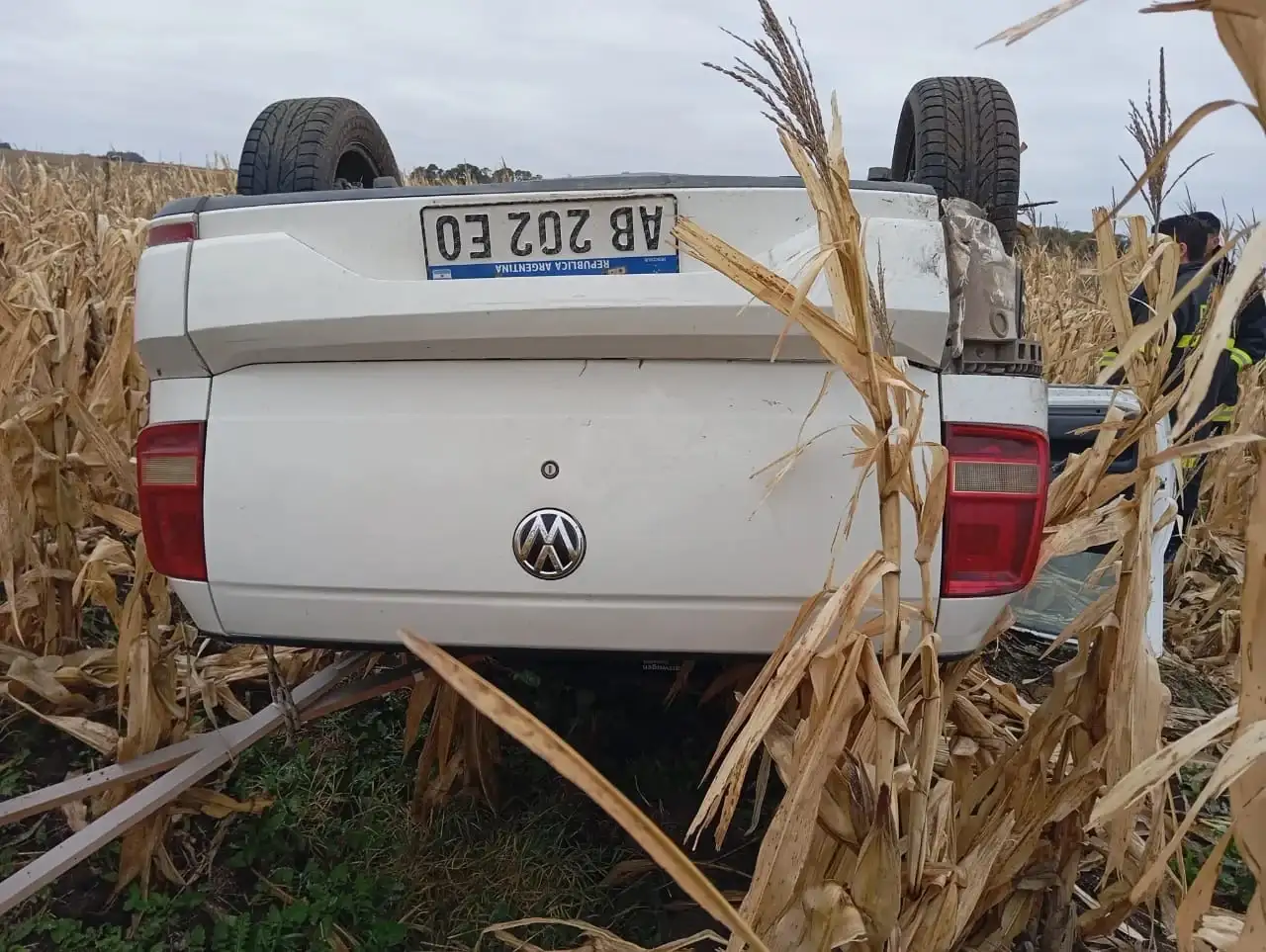 Así quedó el rodado luego del accidente | Foto: LU24
