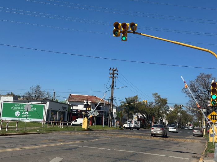 Intersección en Bv Sta Fe y Av Italia