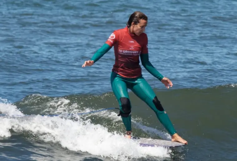 Evelyn Gontier en el Uruguay Longboard Festival