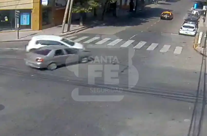 Impactantes imágenes de un choque que Ovidio Lagos y Mendoza