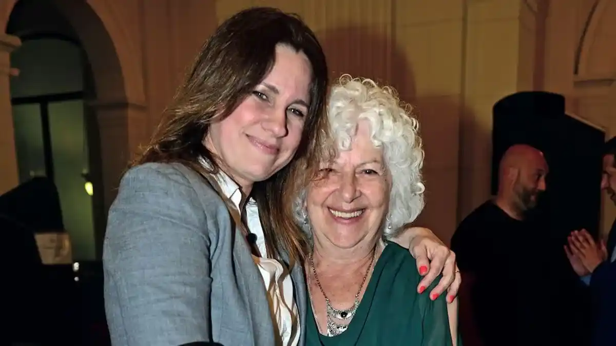 Nancy Dupláa y su mamá