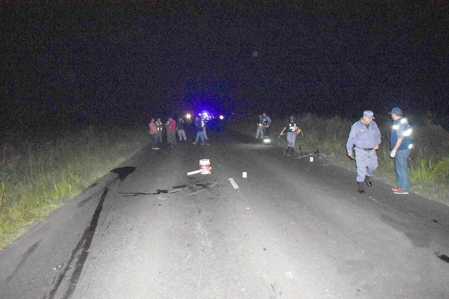 Ciclista falleció tras ser embestido por
un vehículo sobre ruta nacional 11