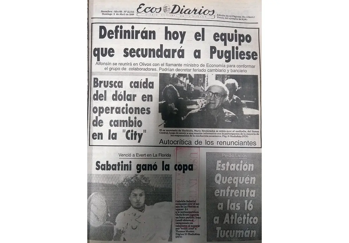 Domingo 2 de abril de 1989