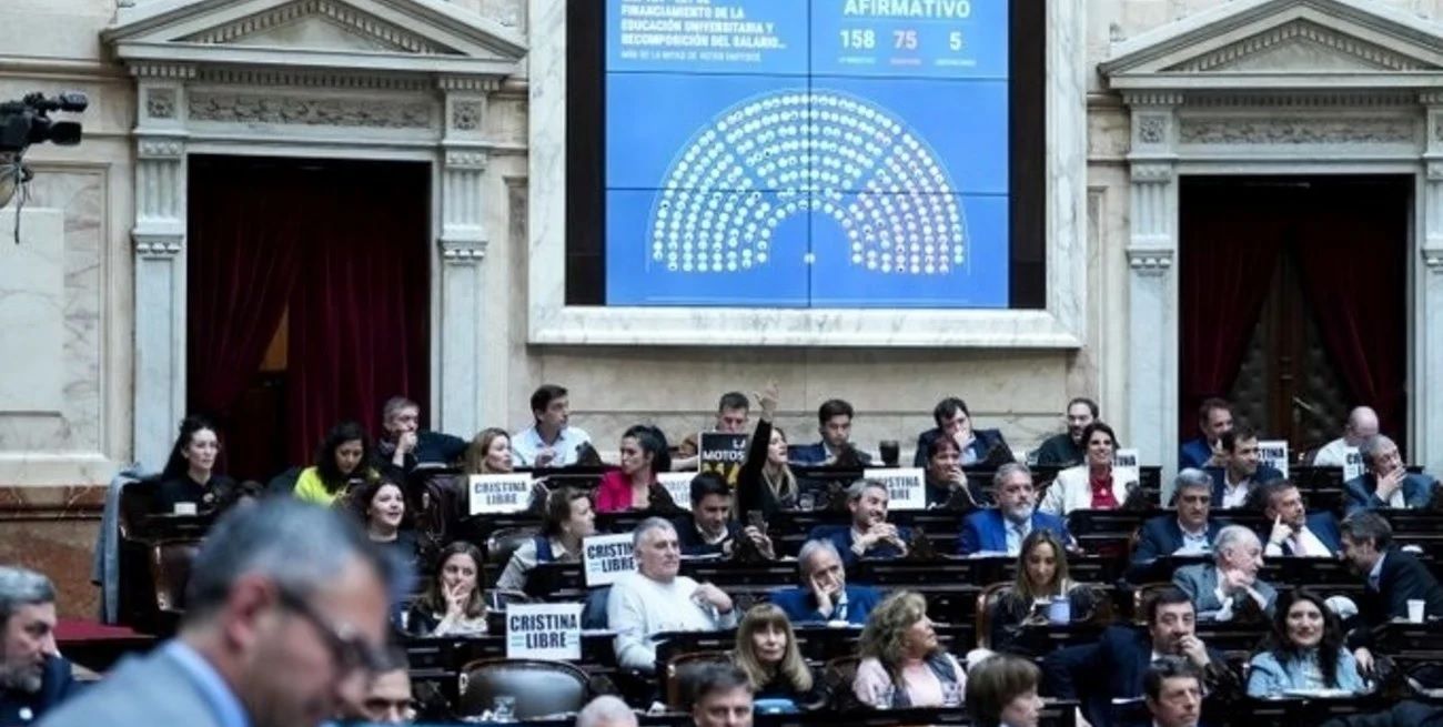 Por segundo año consecutivo, la Cámara de Diputados sancionó un proyecto de ley referido a los fondos para las universidades nacionales. Foto: HCDN.