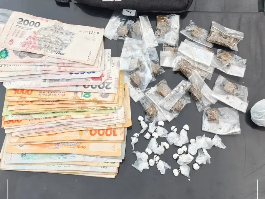 Dos jóvenes fueron detenidos con múltiples dosis de droga en la zona sudoeste