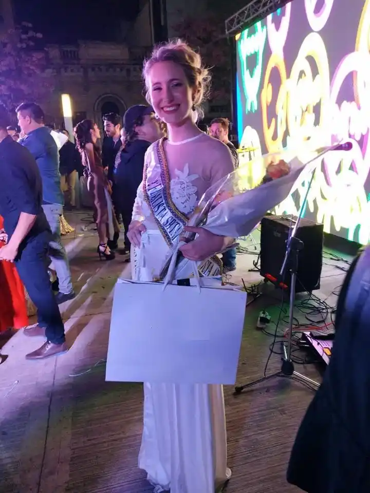 Brisa Ulman participó de la elección Miss Independencia