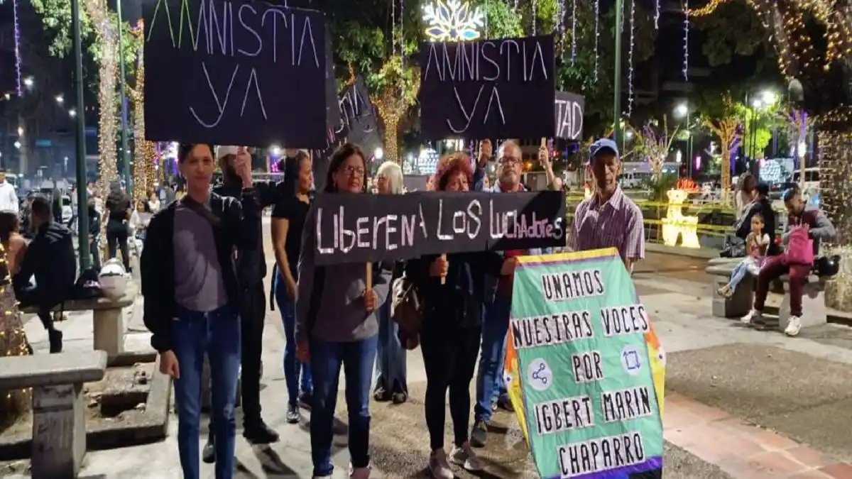 AMNISTÍA PARA LOS PRESOS POLÍTICOS piden familiares como regalo de Año Nuevo