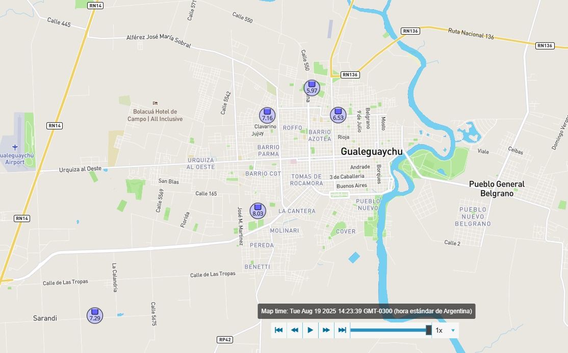 mapa lluvia