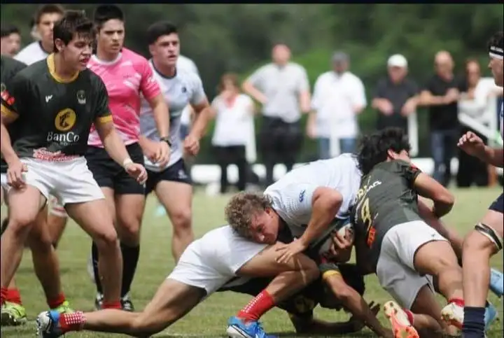 Bautista Palacios, en acción ante San Juan.