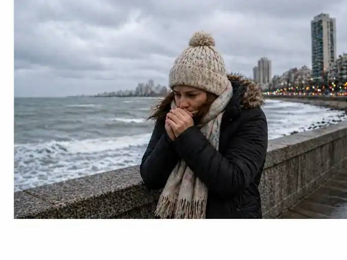 Miércoles con lluvias, viento y máxima de 18°