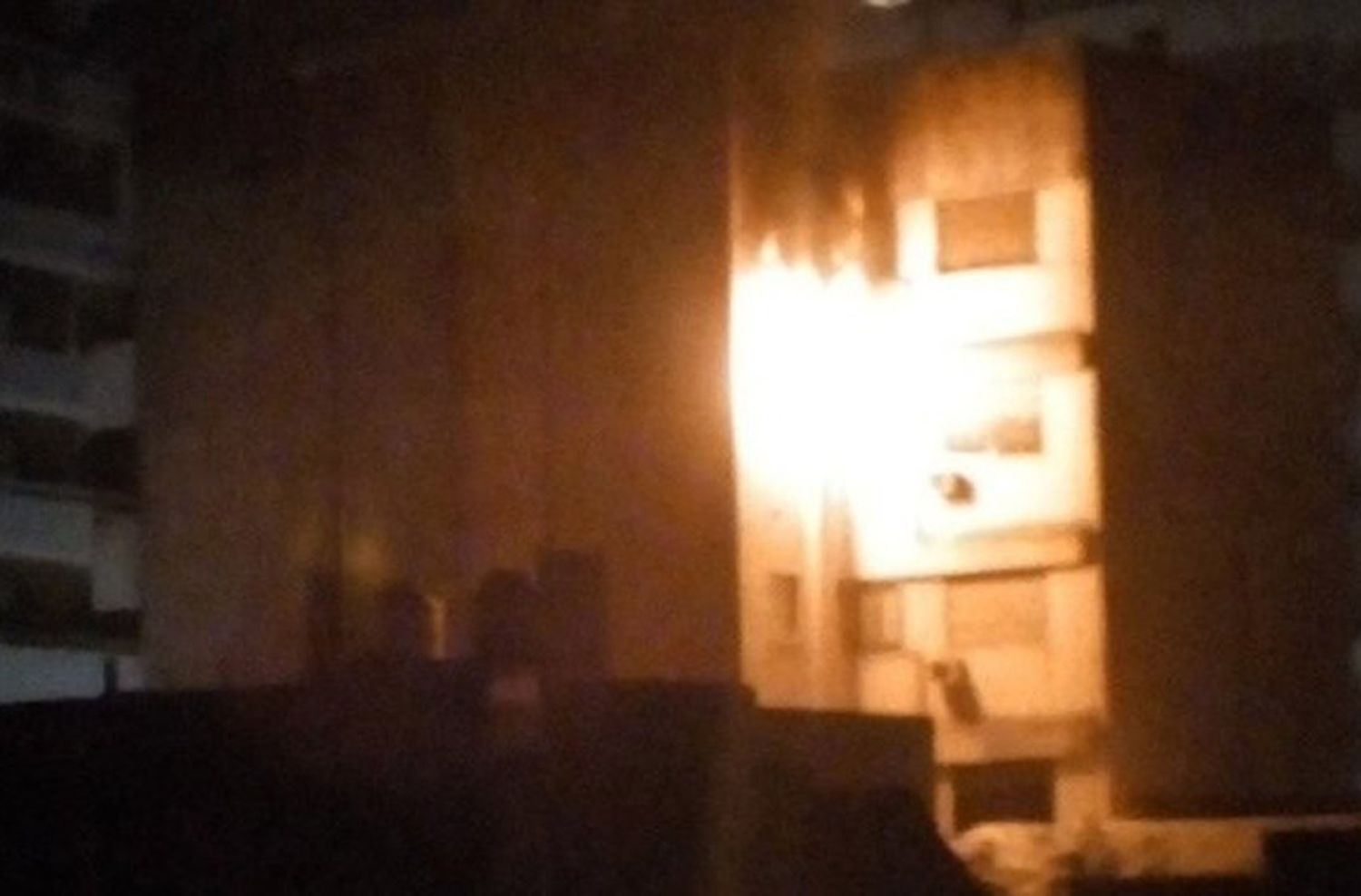 Se incendió un departamento en el centro de Rosario