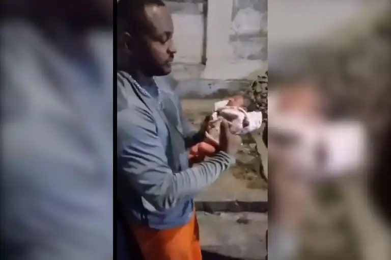 Milagroso: encontró una beba recién nacida en un contenedor de basura y ahora quiere adoptarla