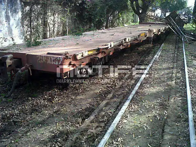 Descarrilaron dos vagones de un tren
