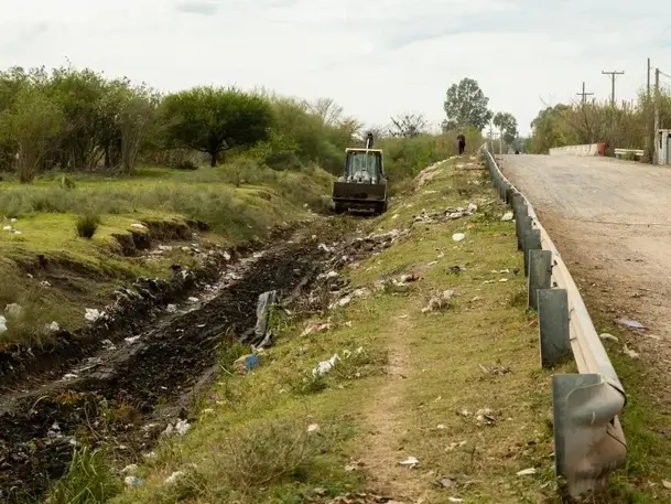 El Municipio avanza con las tareas de mantenimiento en Rosario por la llegada de El Niño