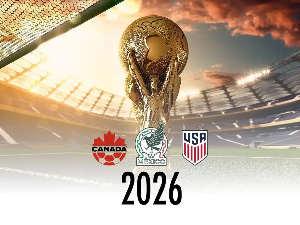 El Mundial 2026 tendrá tres países sede: Canadá, México y Estados Unidos.