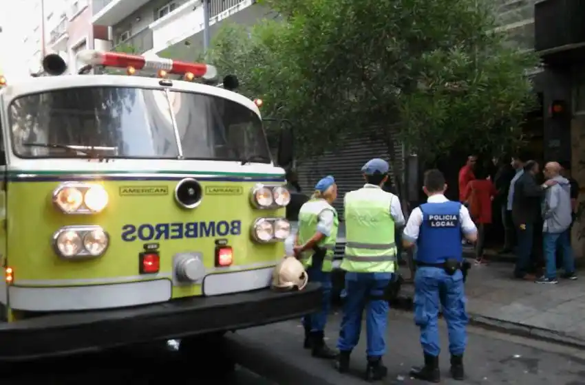Principio de incendio en pleno centro
