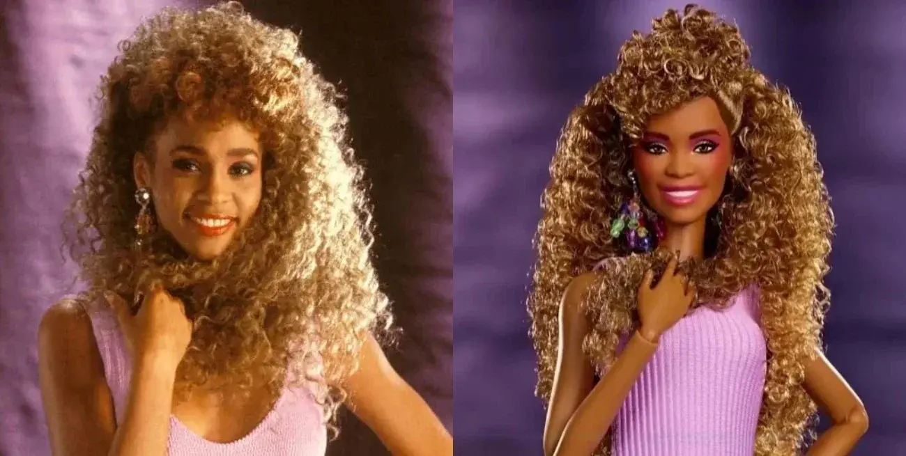 Barbie homenajea a Whitney Houston con una muñeca inspirada en uno de sus looks más icónicos
