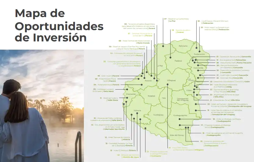 Con 4 proyectos en la ciudad, está disponible la Guía de Oportunidades de Inversión Privada en Turismo