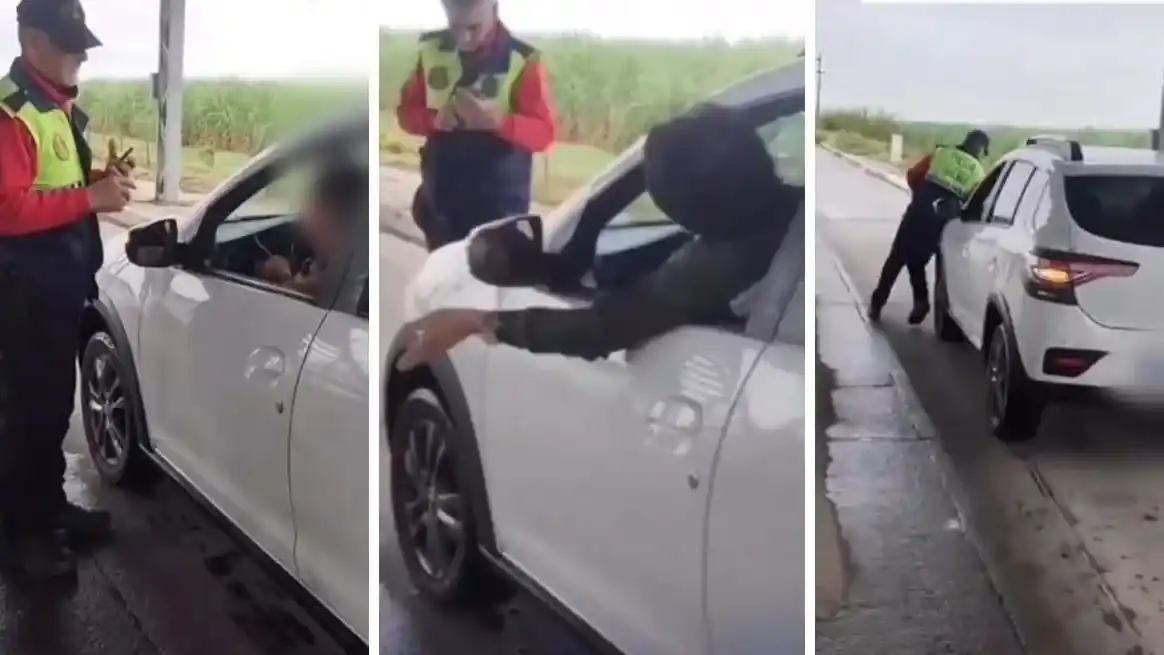 Médico atropelló a un policía al huir de un control antidrogas y fue detenido