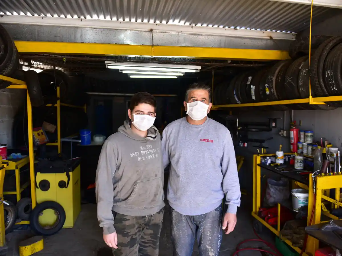 Para las gomerías la rueda  volvió a girar luego de  20 días de inactividad 