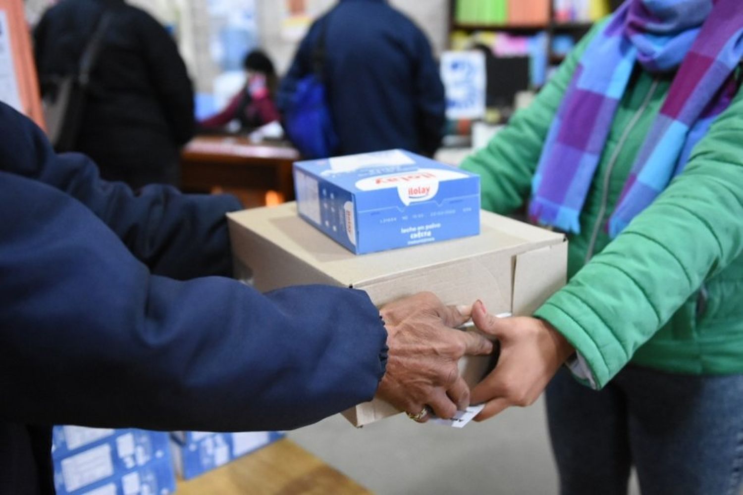 Comenzó la entrega del refuerzo alimentario