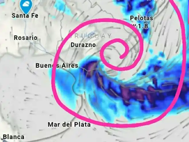 Alerta por ciclogénesis: anuncian un fin de semana inestable en Chascomús