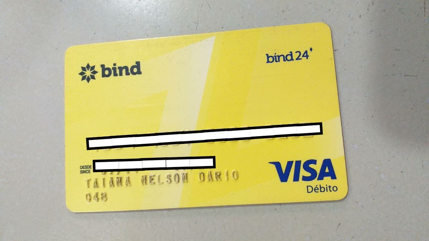 Encontraron la tarjeta de Nelson Taiana