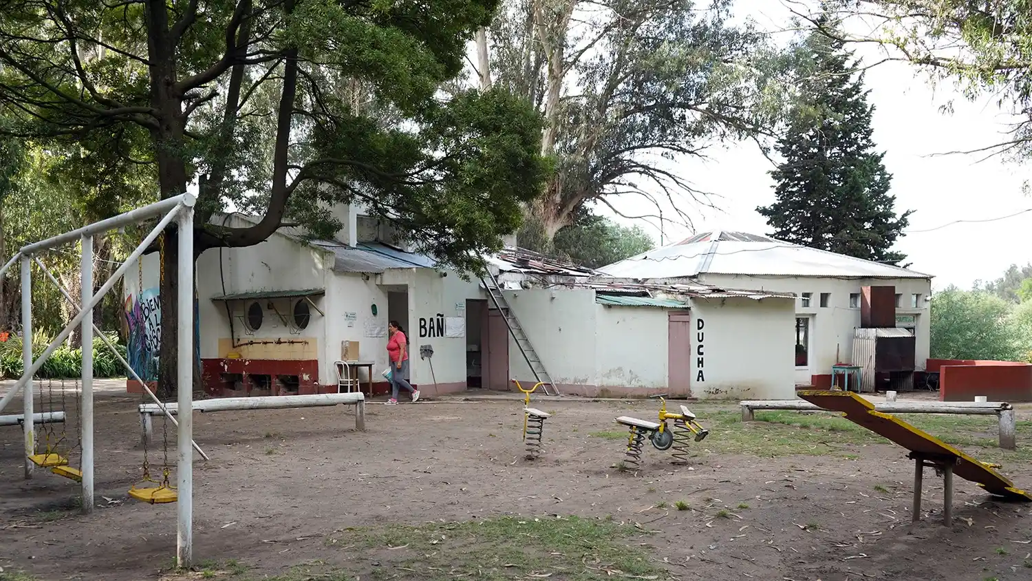 Una vista. De parte de las instalaciones del paraje Las Cascadas