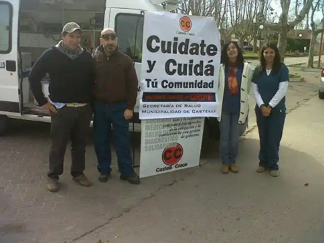 Gripe A: Campaña de vacunación en Castelli