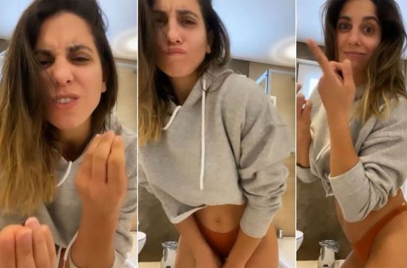 Video: el baile en tanga que Cinthia Fernández le dedicó a las «feministas truchas»