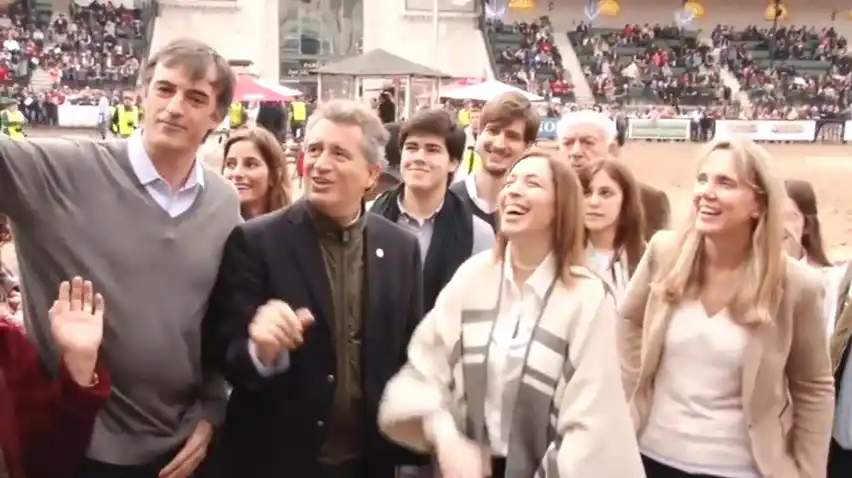 Vidal, Bullrich y Gladys González visitaron la exposición rural de Palermo