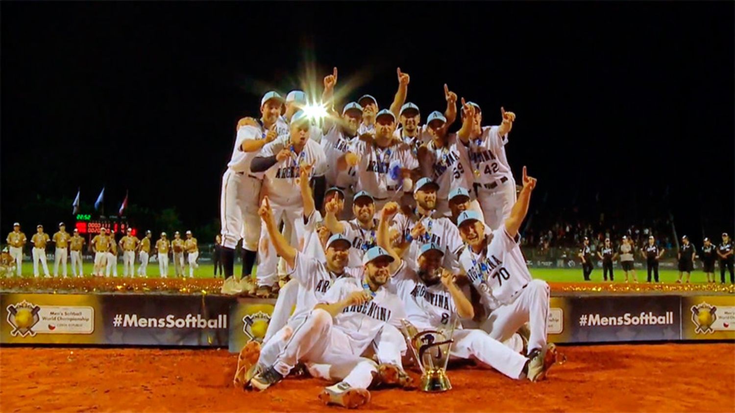 Argentina campeón mundial de sóftbol