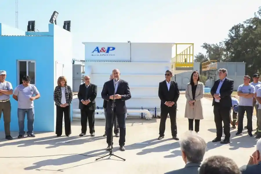 Gran noticia para Tostado: el gobernador Perotti inauguró la ampliación de la planta de agua potable